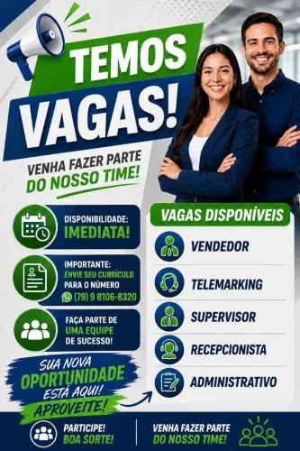 Vagas para Vendedor