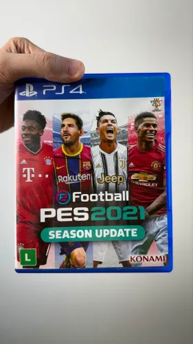 Último Jogo PES 2021 Season Update PS4 (roda PS5) - 100% atualizado pela comunidade