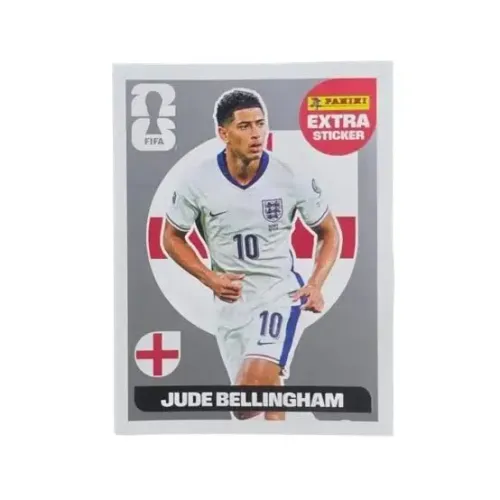 Figurinha Legend Extra Sticker Jude Bellingham Prata - copa 2026