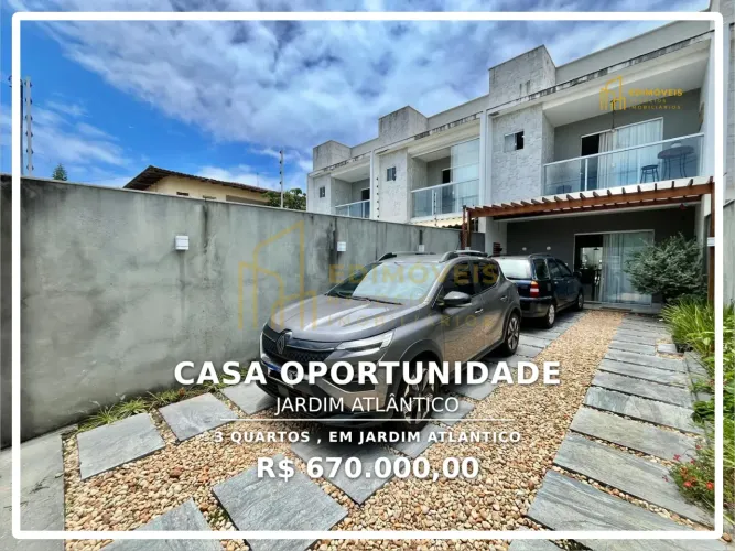 Casa Moderna no Jardim Atlântico: Conforto e Lazer a Poucos Metros da Praia!