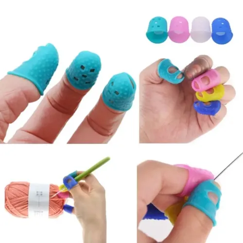 Protetores de dedo silicone 5pcs 