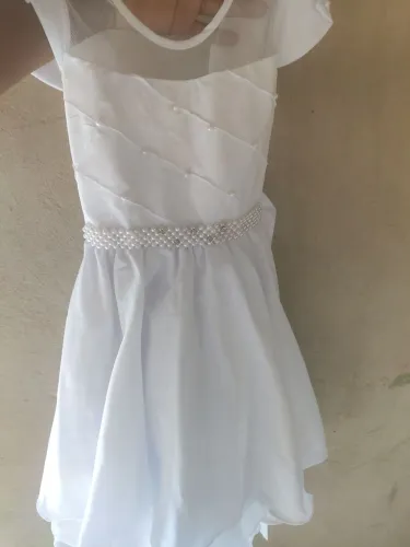 Vestido infantil menina pra batizado e casamento