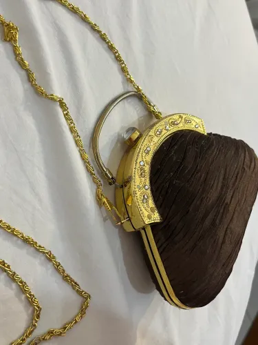 Bolsa clutch tipo vintage