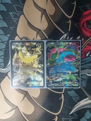 Pokémon TCG Promo EX - Pikachu XY124 e Venusaur XY123