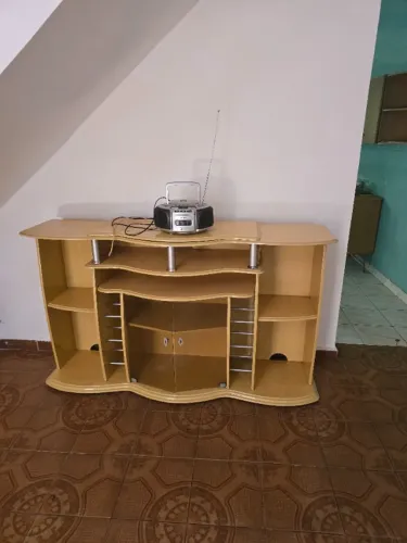 Antigo conjunto de Estante e rack