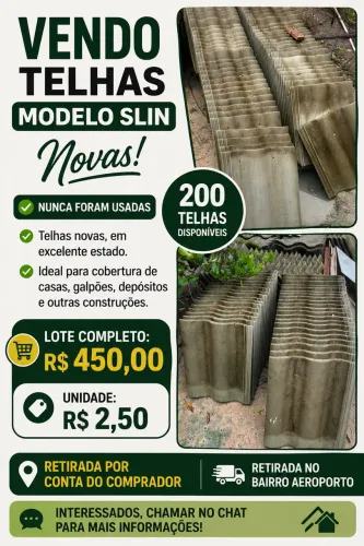 Telhas de cimento