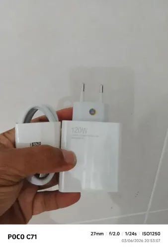 Carregador Celular Turbo 120W Novo