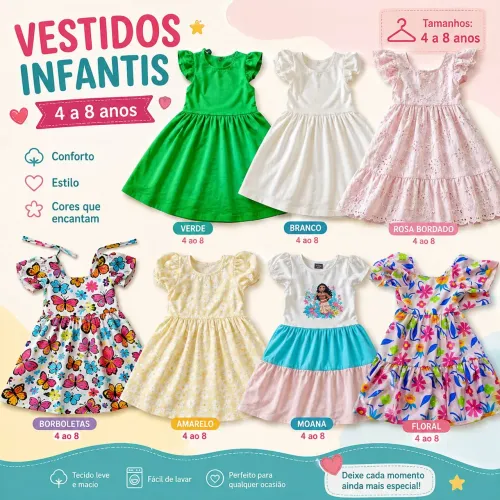Roupas infantil feminina