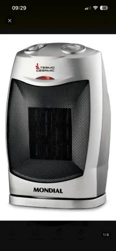 Aquecedor Termo Ceramic A-05 1500w Mondial Cinza 220v