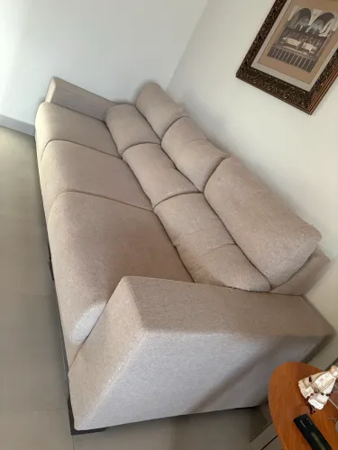 Sofá de linho em ótimo estado!!