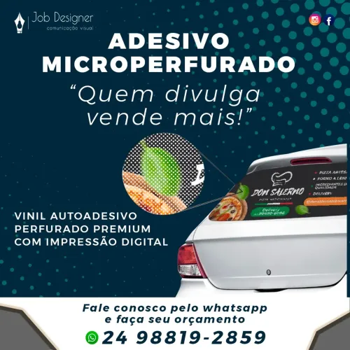 Adesivo microperfurado