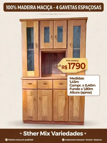 GUARDA LOUÇA DE 4 PORTAS