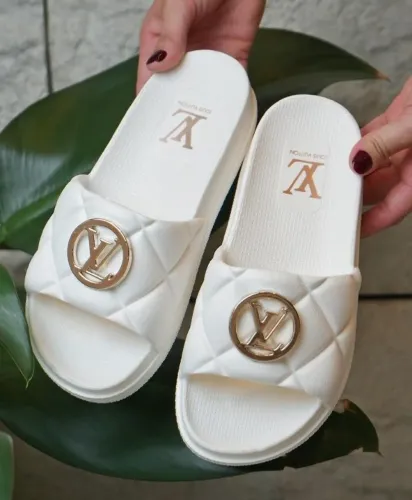 Chinelo Louis Vuitton Slide luxo Feminino