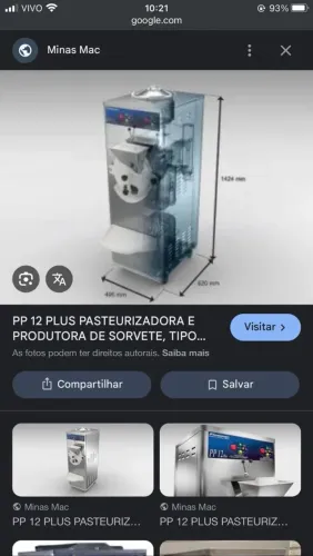 Máquina de sorvete 