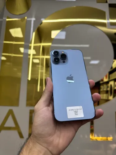 IPHONE 13 PRO MAX 128GB AZUL TELA TROCADA SEMI NOVO QUEIMAO