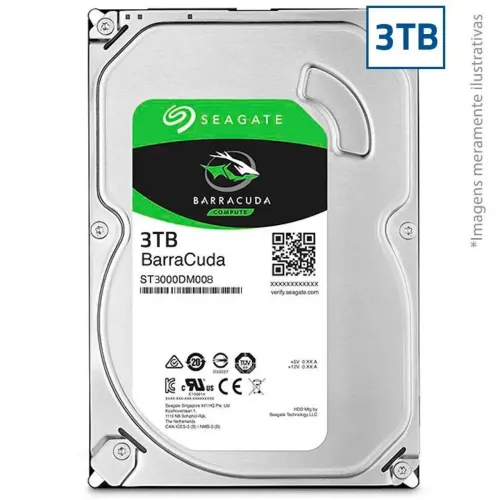 HD Seagate Barracuda 3TB SATA 