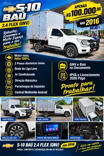 Chevrolet S10 Pick-up LS 2.4 F.power 4X2 CS 2016