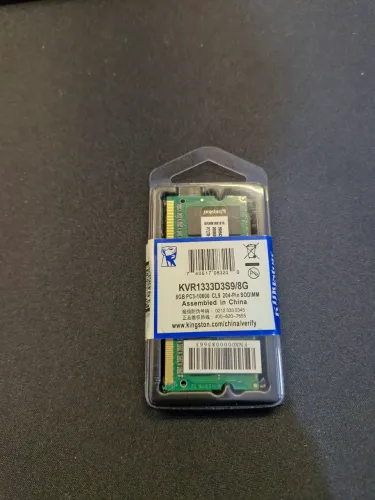 Memória De Notebook 8gb Ddr3I Kingston Pc31-12800s 1600mhz