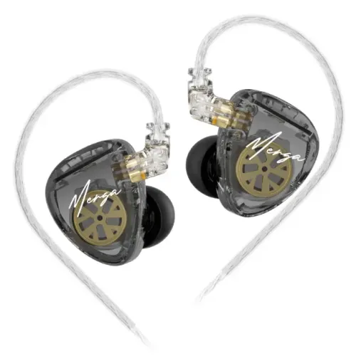 Fone KZ Merga Dual Driver (10mm + 8mm) HiFi Som Detalhado