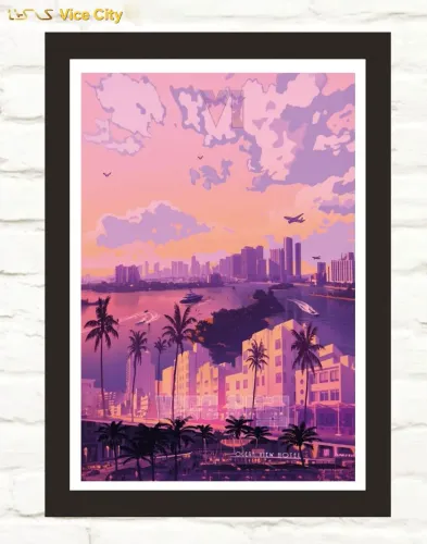 quadro VICE CITY de GTA 6