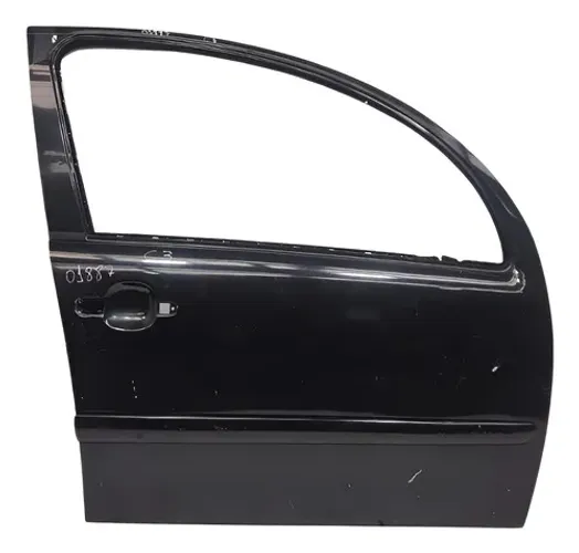 Porta Dianteira Direita Preta Citroen C3 2004 2011 001887