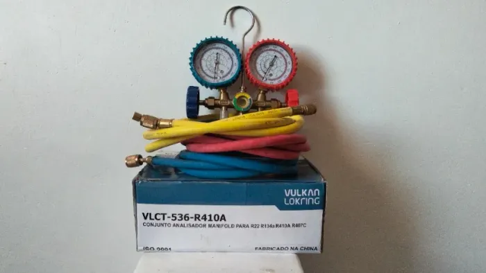 Manifold Vulkan R22 R134a R410a R407c Semi novo