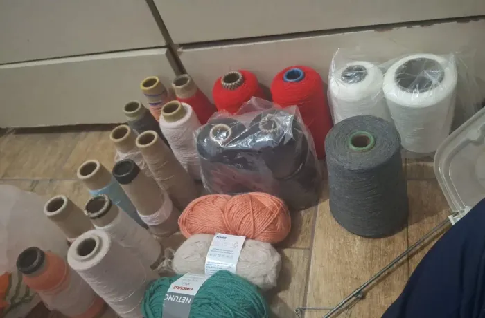 Lãs para máquina de tricô