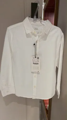 Camisa Zara nova infantil