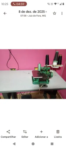 Vendo uma máquina de overloque,usada.porem conservada
