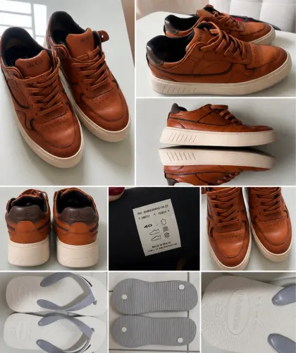 Tênis Mr. Cat Masculino Caramelo - Tam. 40