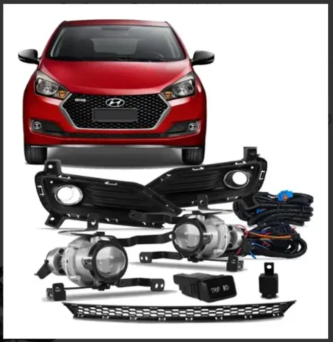 Kit completo - Já instalado! Farol de milha hb20  2017 2018