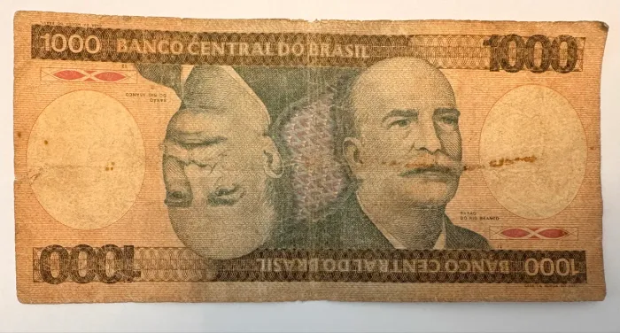 Nota antiga - Cr$ 1.000,00 Cruzeiro