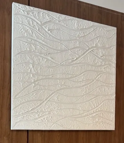 Quadro branco texturizado