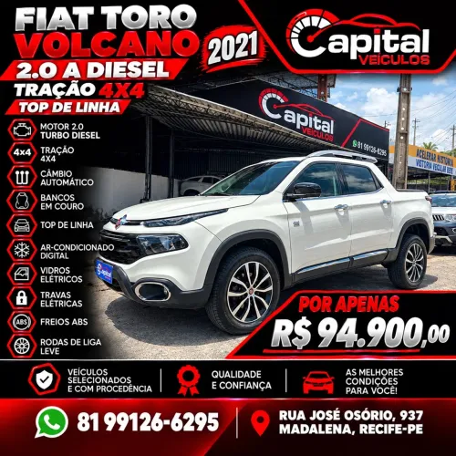 Fiat Toro Volcano 2.0 16V 4X4 TB Diesel Aut. 2021