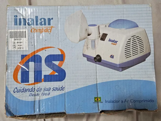 Inalador Nebulizador Compressor Omron Ne-c701 Inalar Branco 127/220