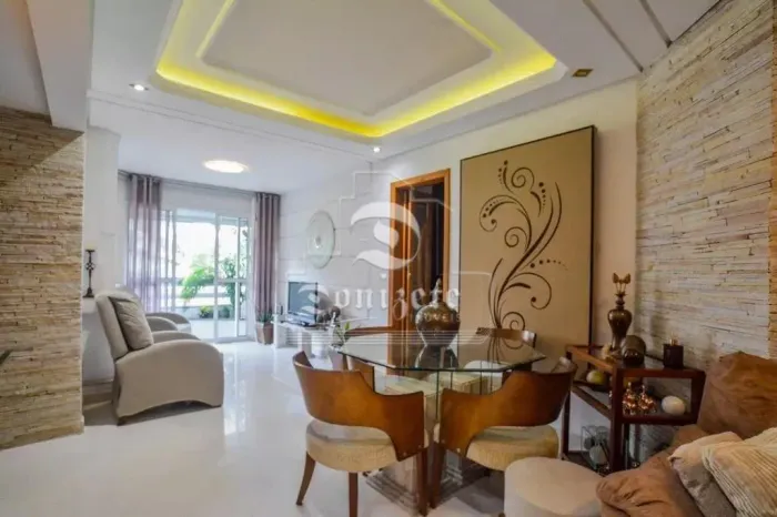 Apartamento com lazer e sacada gourmet a venda e 110m² -  3 quartos no Valparaíso - Santo 