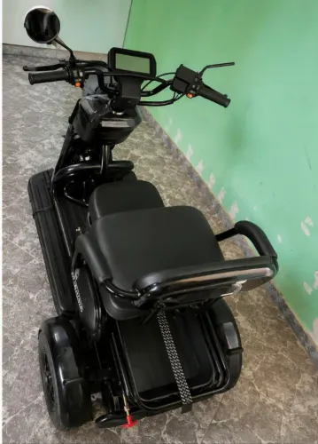 Triciclo Elétrico Completo (Suporta até 3 Pessoas / 200kg) - Excelente Estado!