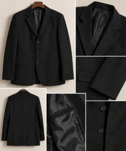 Blazer Masculino Preto Auto Biograph Tam. 50 - Social