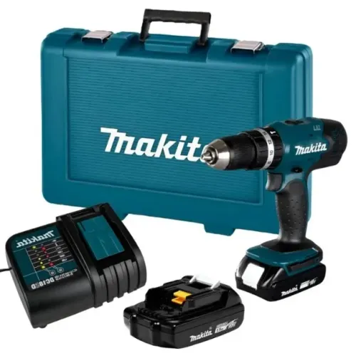 Furadeira parafusadeira 18v com duas baterias ( Makita )