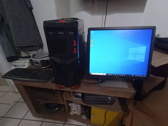 Computador Completo Gabinete Asus Game Processador i5 HD 500GB + Windows 10 Pacote Office
