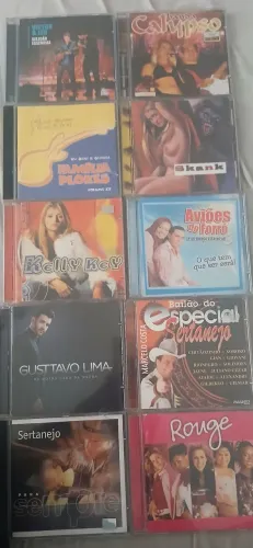 Kit 10 cds diversos  por 130