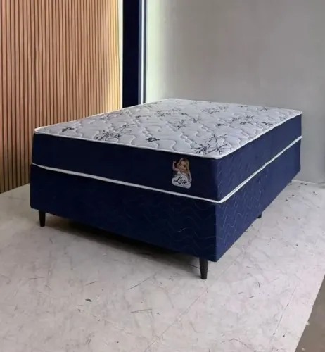 CONJUNTO BOX PADRÃO COM MOLAS ENSACADAS