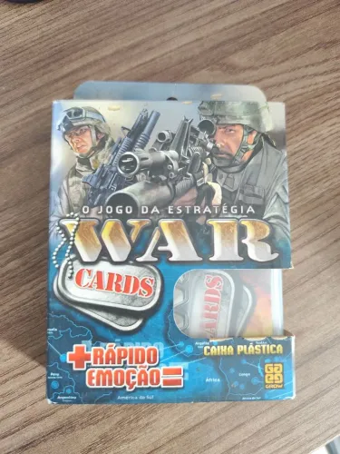 Jogo de cartas War (raro)