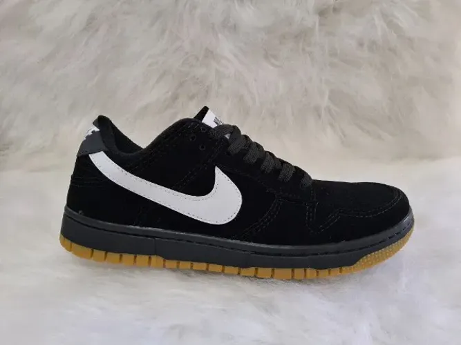 Tênis Nike SB Dunk Low Pro "Fog" Preto - Camurça Premium - Novo na Caixa - R$ 60,00