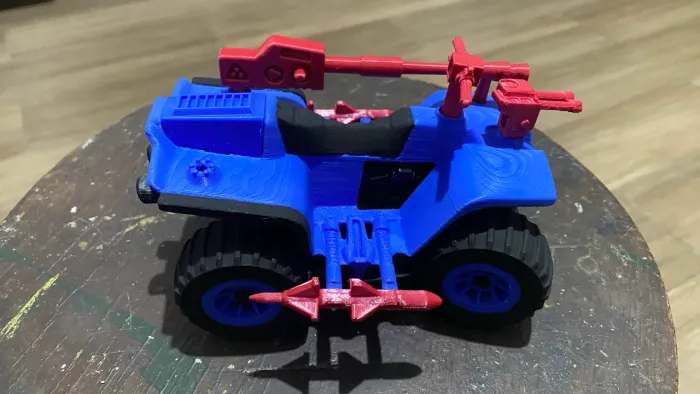 Quadrimoto Metralha / Cobra Ferret ATV - Comandos em Ação (impressão 3d)