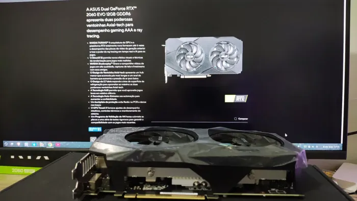 Placa de Vídeo Asus RTX 2060 12Gb
