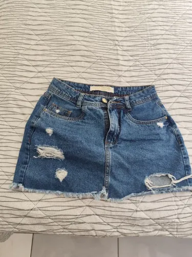 Saia jeans 