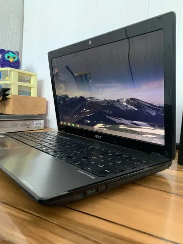 Notebook GRANDE ACER 4gb DDR3 250gb HD AMD TUDO OK COM BATERIA BOA