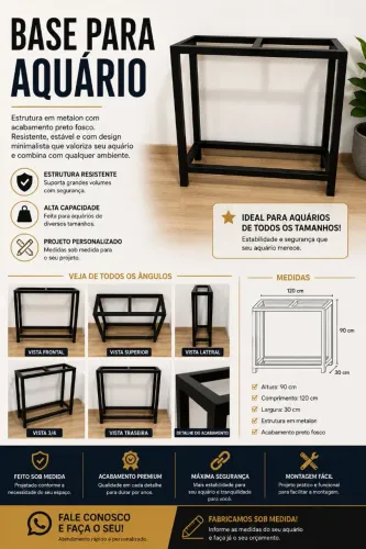 Base de metalon - sob encomenda