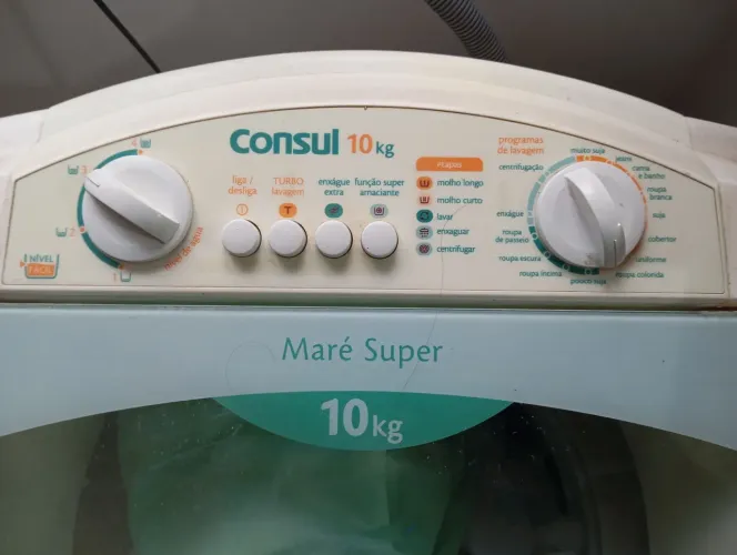 Máquina de Lavar Consul 10kg Maré Super - Funcionando Perfeitamente!
